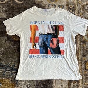 Anthropologie Bruce Springsteen tshirt